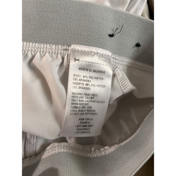 Youth Boy Compression Tights 3/4 Basketball Sports Running Cycling White Size XL - Picture 3 of 4